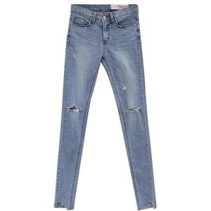 chuu Loose Weight Jeans Vol 80 Blue SIZE25